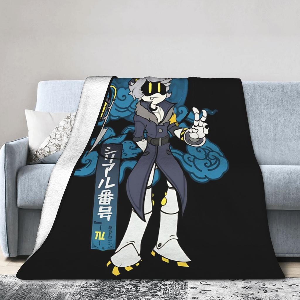 Serial Designation N Murder Drones Blanket Coral Fleece Plush Textile Decor Warm Throw Blanket for Sofa Bedroom Bedding Throws