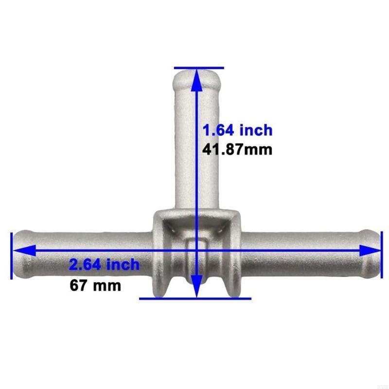 Mehrzweck-Kühlmittel-T-Stück-Schlauchadapter für Motorkühlsysteme N90693001