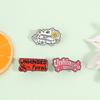 Unhinged But Supportive Enamel Pins Mental Health Quotes Unhinged & Feral Brooches Lapel Badge Jewelry Gifts for Friends