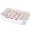 Dumpling Box 2 Layer Clear Storage Case Plastic Refrigerator Preservation Container