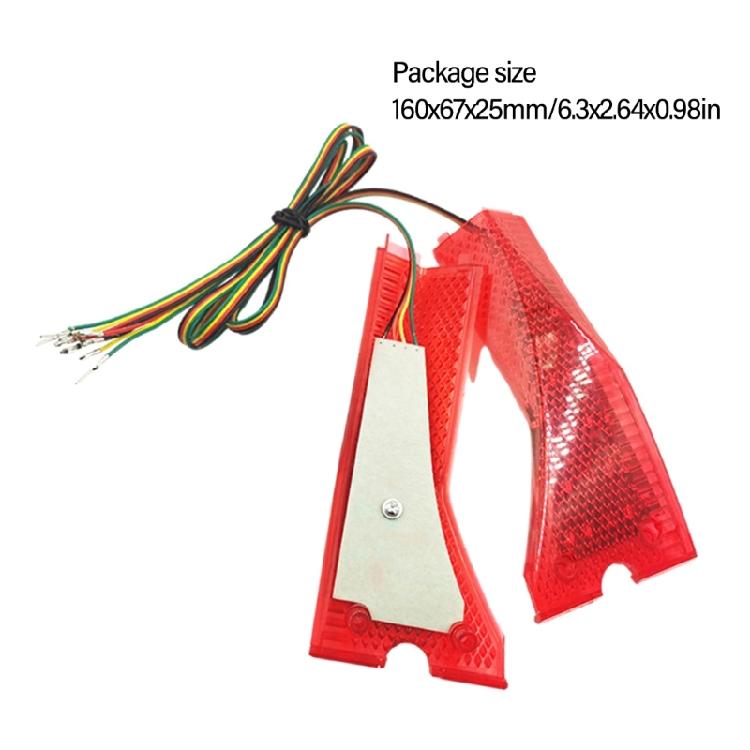 High Brightness Electric Scooter Turn Indicators Watertight Turn Signal Lamp For Electric Scooter Enhances Visibilities