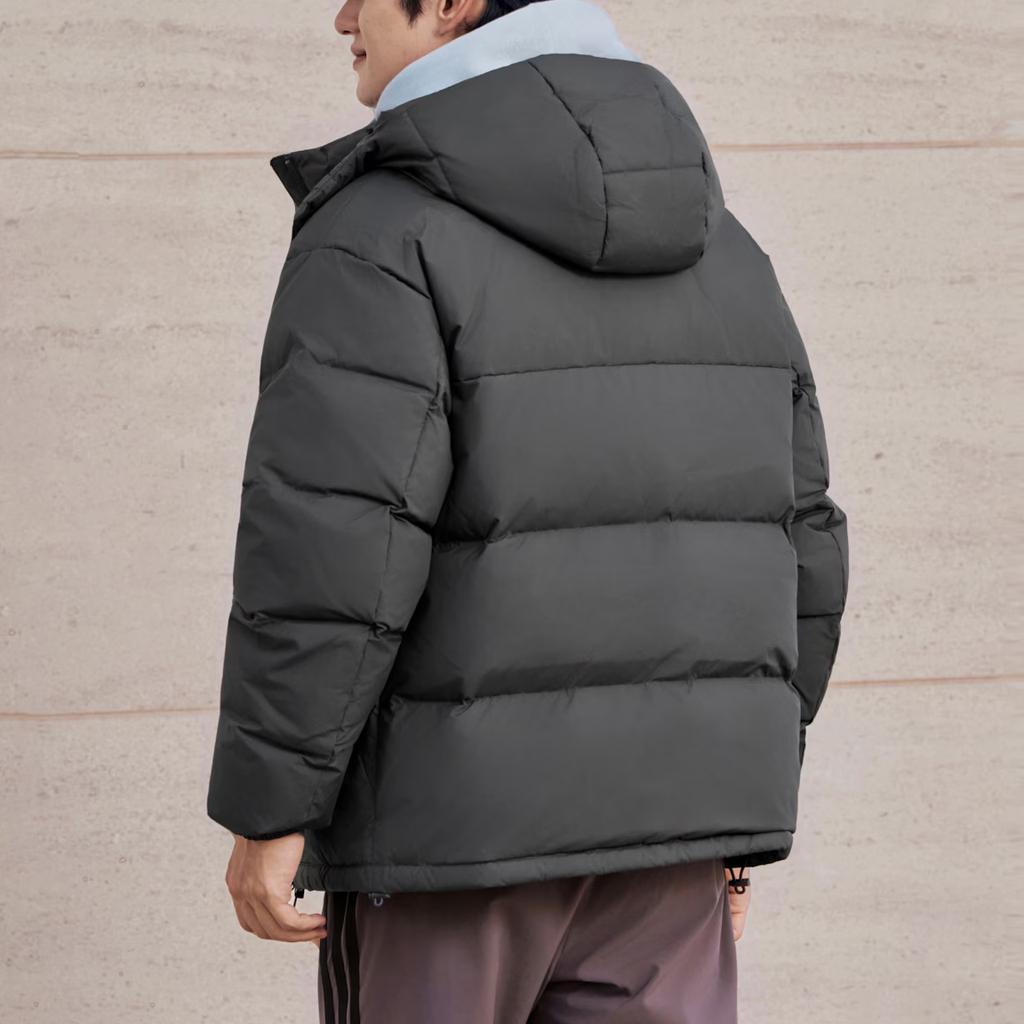 adidas Puffy Down Skin-Friendly Fashion Down Jacket Unisex Outerwear KF1784
