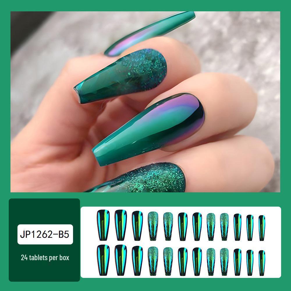 Hosszú Trapéz Koporsó Műköröm Matricák