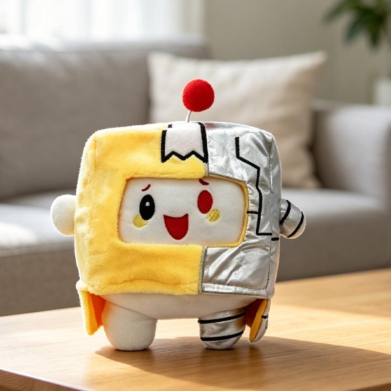 Cute Cartoon Face Bucket Plush Toy Soft Fluffy Garden Tool Stuffed Doll Collectible Gift For Kids And Teens Decor