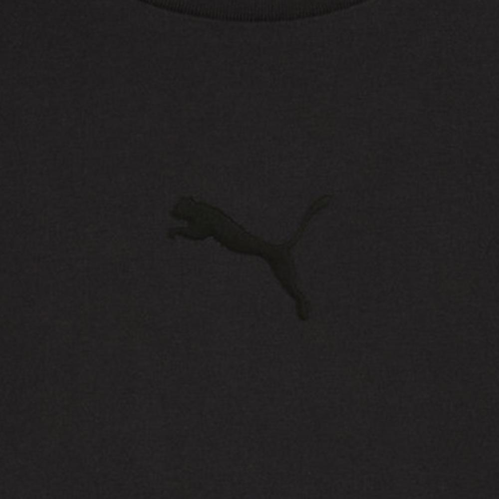 Puma Knitted Simple Solid Color Round Neck Short Sleeve T-Shirt Women tops 637774-01