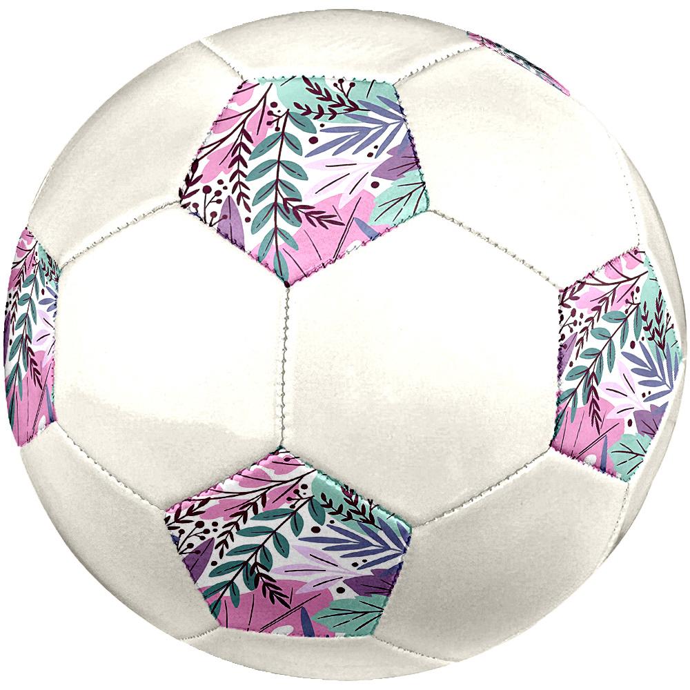 1PC Abstract Floral Soccer Ball Size 5 Football Machine Sewn Indoor/Outdoor Universal Football A50