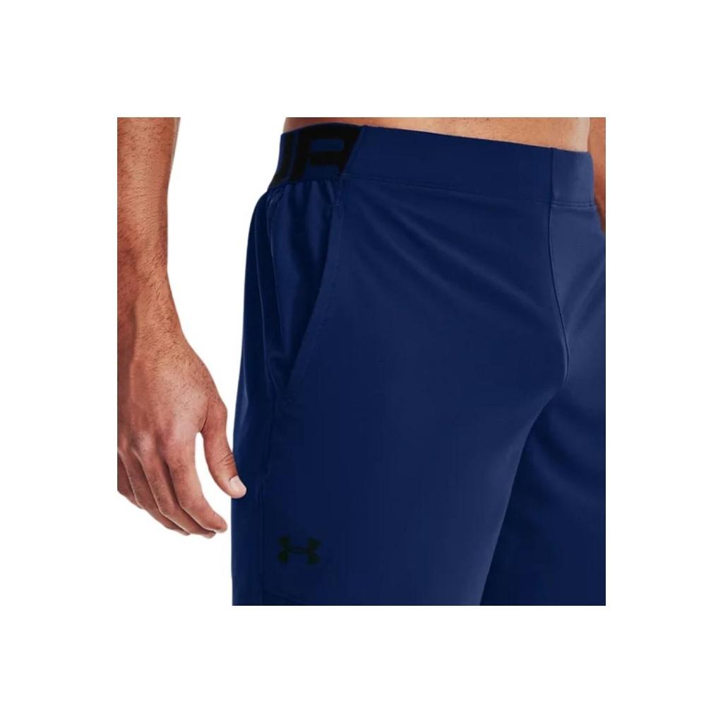 Under Armour Vanish Woven Solid Stretch Logo Training Shorts Men Shorts Blue 1328654-415