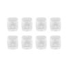 200pcs Tattoo Ink Cups Stable Base Thicken Deepen Transparent Microblading Pigment Cups