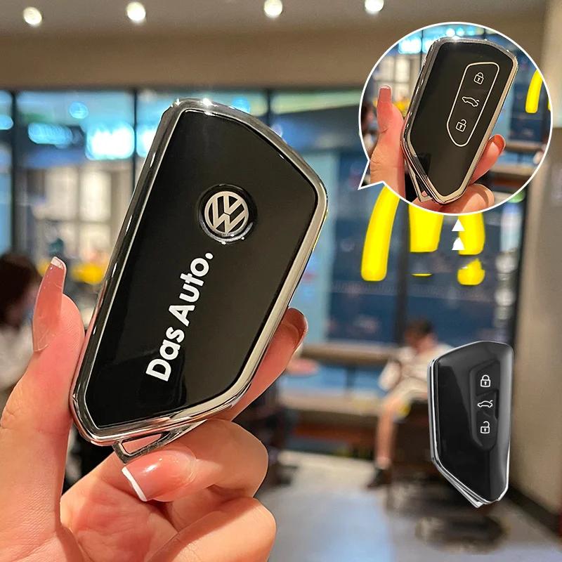 

VW GTI GOLF 2026 Hot For VW VOLKSWAGEN 3 Buttons TPU Car Smart Remote Key ase Cover Protector Holder Shell For VW Volkswagen Gol