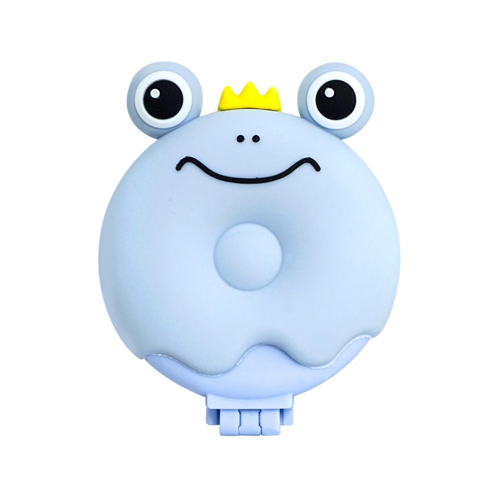 Mini Folding Mirror Comb Massage Anti Static Hair Brush Animal Shape Cute Air Cushion Comb Round Hair Styling Tool