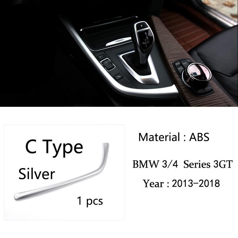 Car Inner Center Console Gear Shift Box Sequins Cover Trim Strips Sticker covers For BMW 3 4 Series 3GT F30 F31 F32 F33 F34 F36