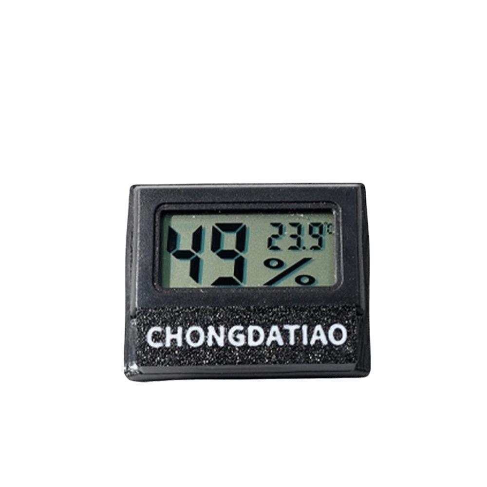 

Magnetic Digital Hygrometers LCD Display Temperature Control Equipment Bearded Dragon Tank чёрный