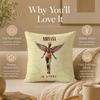Band N-NirvanaS Cushion Cover Double-Sided Printed Pillow Cover Hypoallergenic Dust-Mite Proof