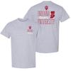 Indiana Hoosiers Tall Type Tag T-Shirt - Sport Grey