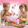 Baby Doll Accessories Feeding & Caring Set Set with Bottle Sippy Cup Pacifier Dinner Plate  Pretend Play for Kids Toddlers Girls