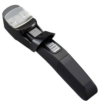 Elektrické jemné ostřičky Kyocera s jemným keramickým brouskem a ultrazvukovými vibracemi pro kovové zahradnické nářadí a další kovové předměty. Obsahuje nůž. Vyžaduje dvě