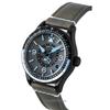 AVI-8 Flyboy Airmaster GMT Leather Strap Grey Dial Automatic AV-4128-05 Men's Watch