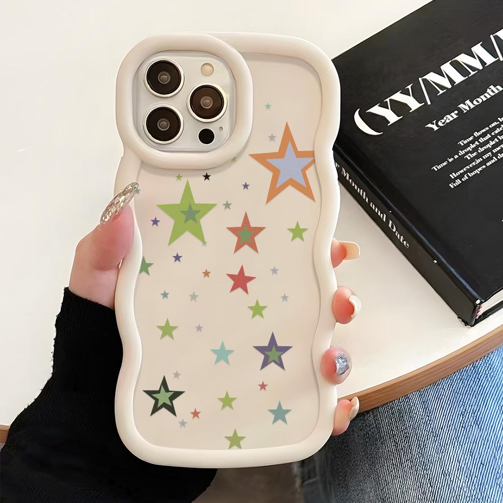 Mobile Phone Cases for iPhone 11 13 XR 15 Pro Max 12 14 Pro Max Case iPhone 16 7 Plus 8 Plus XS Max 15 Plus Macaron Cartoon Cute Anti-fall Waterproof