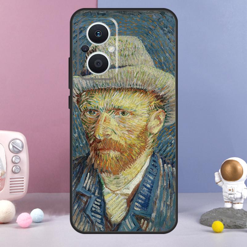Peintures Nuit étoilée Van Gogh Coque Pour OPPO Reno 13 F 11F 12F 14F 10 11 12 14 Pro 7 8 Lite OPPO Find X6 X5 X8 X9 Pro Coque