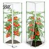 Tomato Plant Protector Garden Bird Netting for Round Triangular Cage Breathable Mesh Insect Barrier with Zipper Drawstring Cover Vertical Climbing