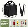 4Cup Coffee Carrier Drink Holder Cup Carrier Takeout Carrier Insulated Beverage Bag With Handle Anti-tipping 4-cup Insulated bag