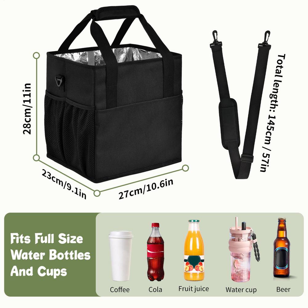 

Держатель для 4 стаканов Кофейный держатель Держатель для напитков Держатель для стаканов Переносная сумка для еды и напитков Изолированная сумка для напитков с ручкой Противоопрокидывающаяся 4-стаканная изолированная сумка