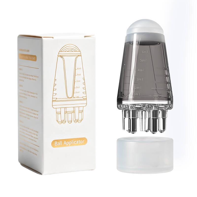 Mino 15ml Large Capacity Scalp Applicator: Portable Hair Strengthening Essential Oil Roller & Massage Comb