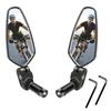 2PCS High-definition Bike Mirror 360 Rotation Adjustable Lightweight Rearview Mirror with 2 Wrenches Glass Mirrors Outdoor
