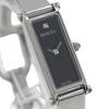 Gucci Watches 1500L 1P Diamond black/Silver blackDial Stainless Steel Quartz Analog Display Women Used