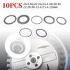10pc Circular Saw Blade Reducing Rings Conversion Ring Cutting Disc Inner Hole Adapter 16/20/25.4/30mm Woodworking Tools Washer