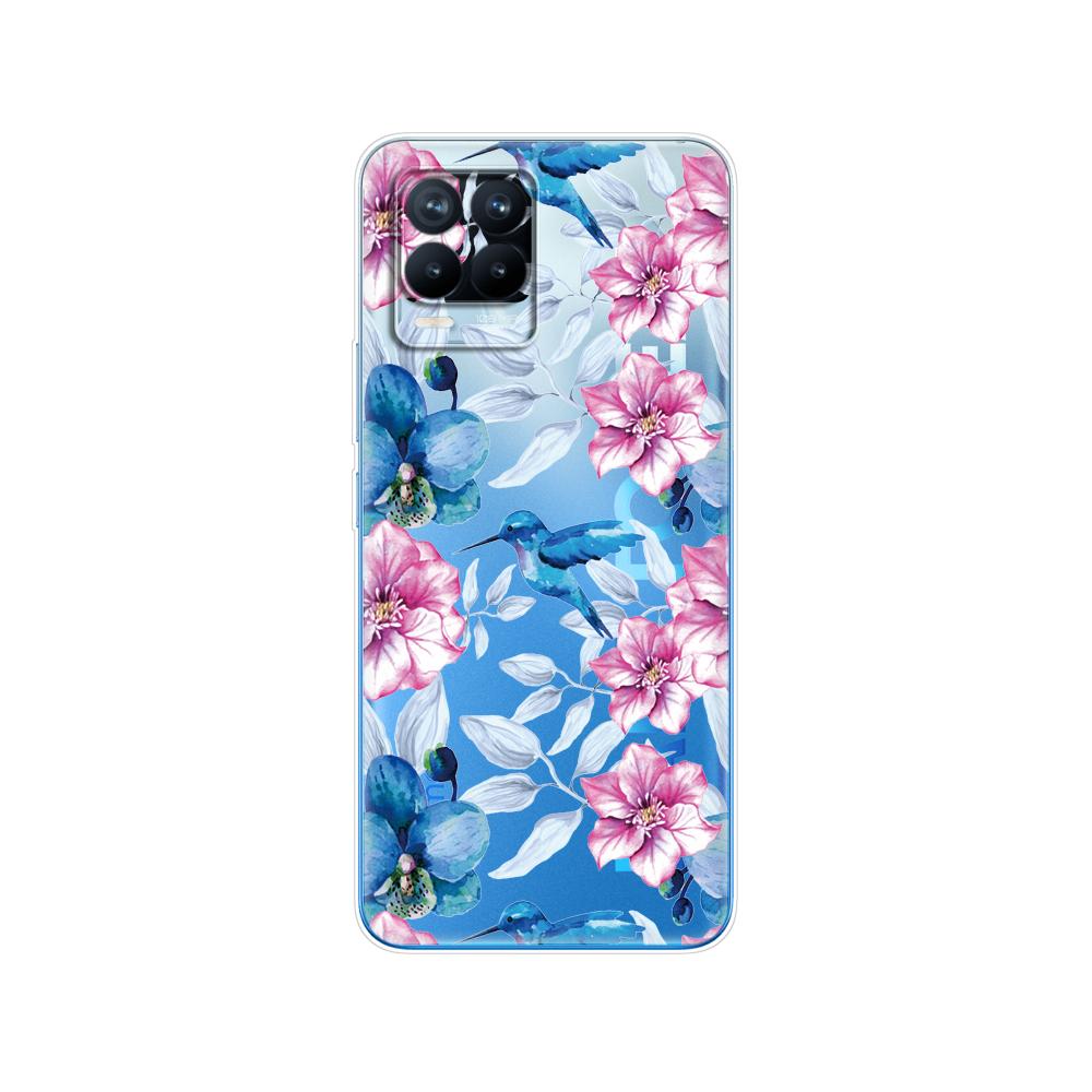 For Realme 8 Case 6.4" Soft Silicon TPU Back For Realme 8 Pro OPPO Realme8 4G RMX3085 Phone Cover Coque Capa Funda Bumper Bag