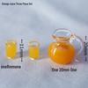Miniature Dollhouse Fruit Juice & Milk Bottle Set - Realistic Food Play Accessories