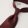 Gentleman British Style 8CM Mens Polka Dot Neck Tie Dark Green Brown Striped Silk Ties Luxury Soft Necktie Wedding Tuxedo Cravat