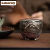100ml Creative Golden Toad Ceramic Teacup Single Master Cup Customized Personal Mug Coffeeware Kung Fu Teaset Collection Gifts