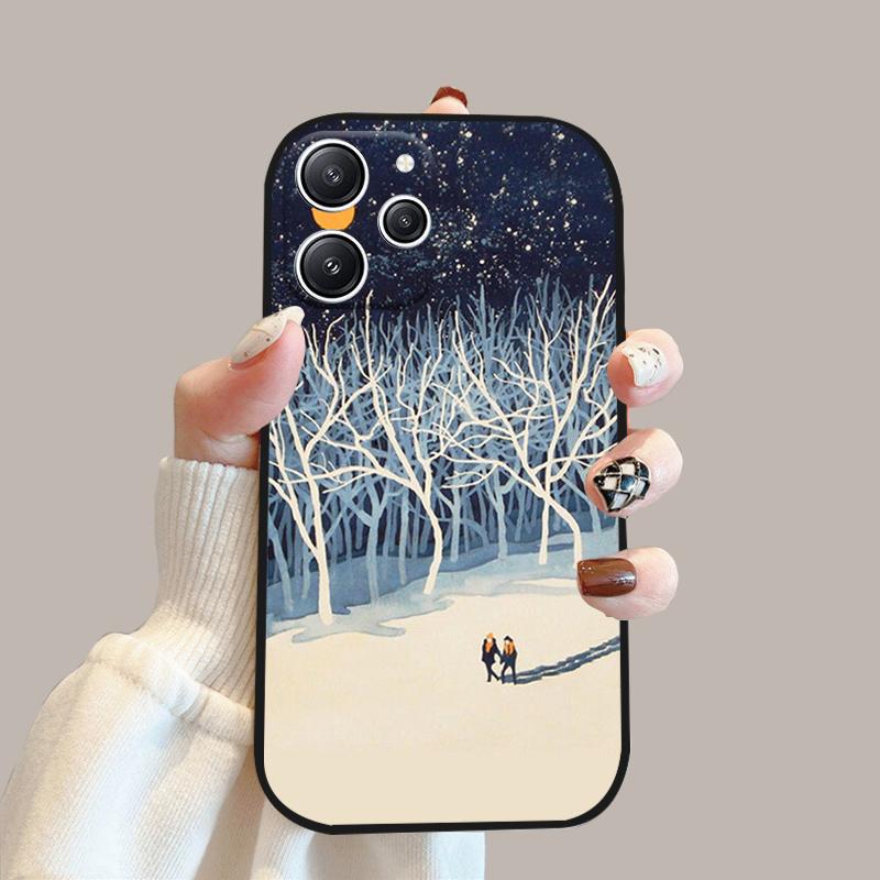 For Redmi 12 4G 5G Silicone TPU Soft Case For Redmi 12R Phone Bumper Cover For Xiaomi Redmi Note 12R 5G Protective Fundas Cases
