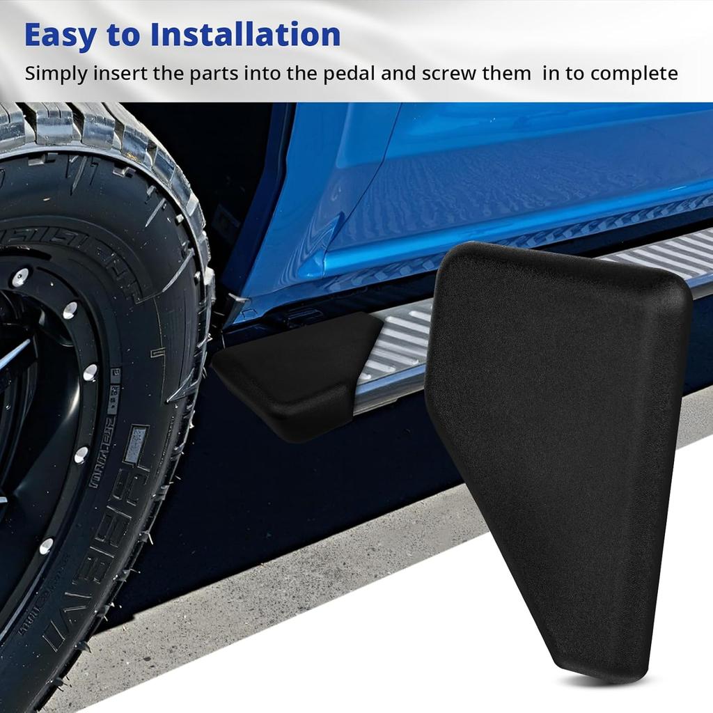 FL3Z16A455BA Trittbrett-Endkappe Hinten Links und Rechts Passend für Ford F-Serie 150 2015-2020, Super Duty 2017 Ford F-250, F-450, F-550 Ersetzt