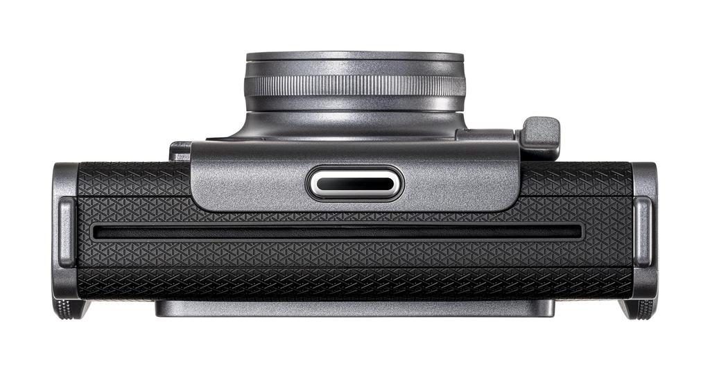 Fujifilm INSTAX Wide Evo instant film camera.