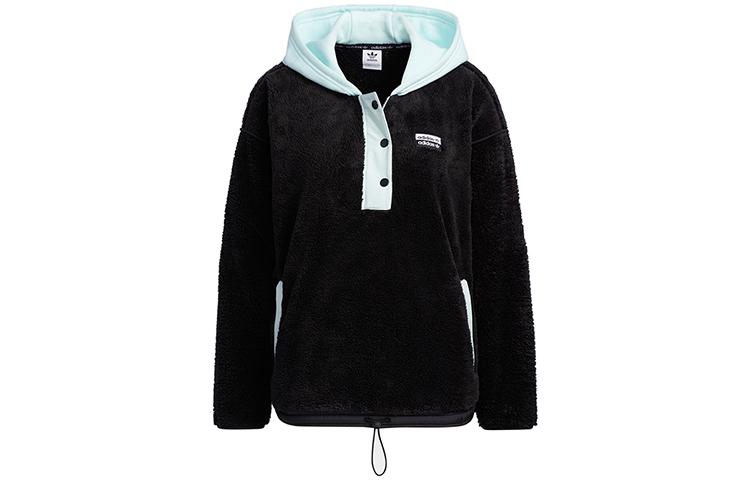 

Adidas Originals Sweatshirts Women s Black Hooded Moderate Regular GU5792 40