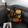 Pumpkin Cushion Cover Natural Linen Organic Fabric Double-Sided Printing Sofa Home Decor Gift Pillow Case