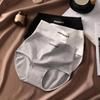 3PCS Women High Waist Briefs Pure Cotton Breathable Underwear, Plus Size Soft Ladies Triangular Panties Lingerie