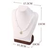 Walnut Jewelry Display Stand Combination Set Jewelry Display Ring Jewelry Look Pallet Necklace Display Model Stand