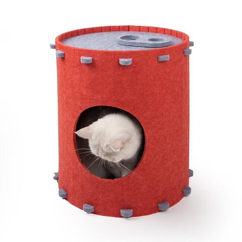 Cola Bucket Style Detachable Double-Layer Cat Bed