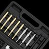 21-Piece Mechanical Punch & Chisel Set for Installation and Hole Punching