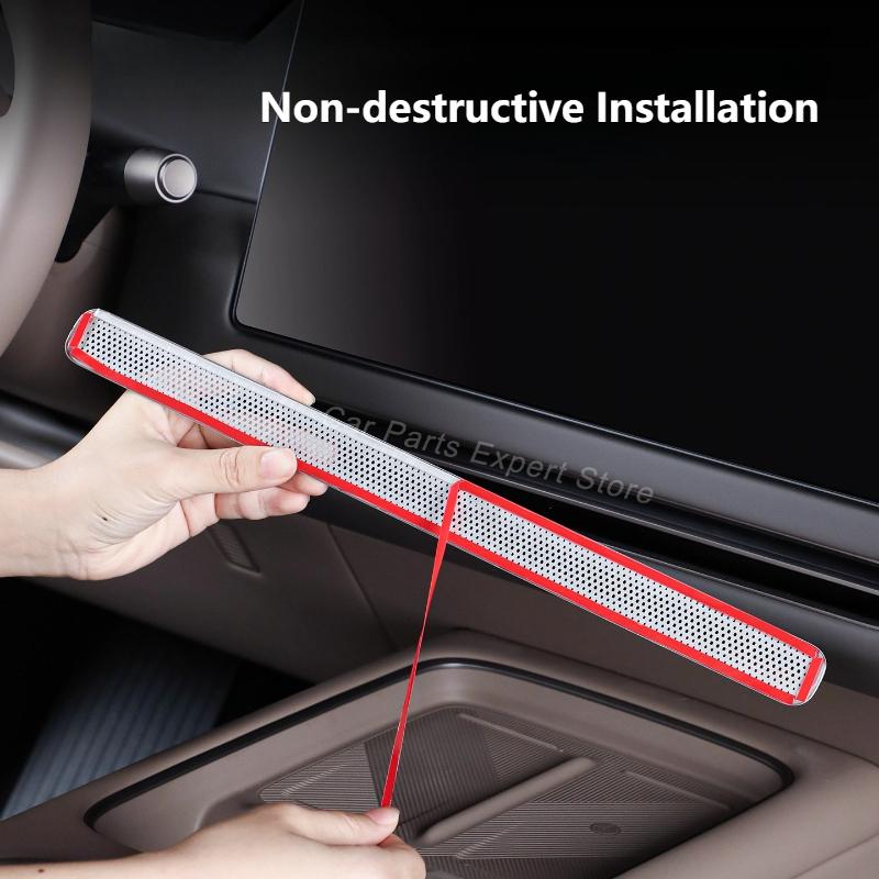 For Li Lixiang i6 i8 2025 2026 Center Console Air Outlet Dust Cover Front Side AC Vent Protective Sticker Interior Accessories