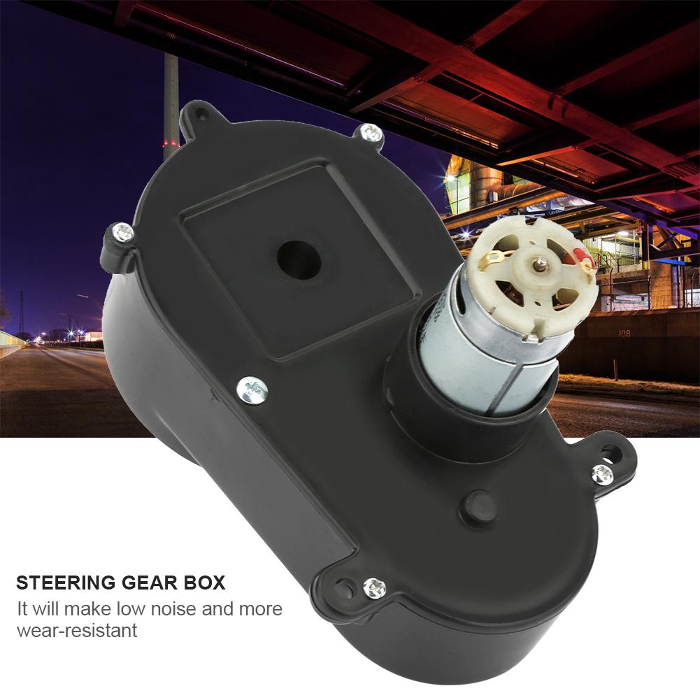 RS390 Gear Box Electric Motor Steering Gearbox for Children Car Kids Toy (12V5600Rpm)