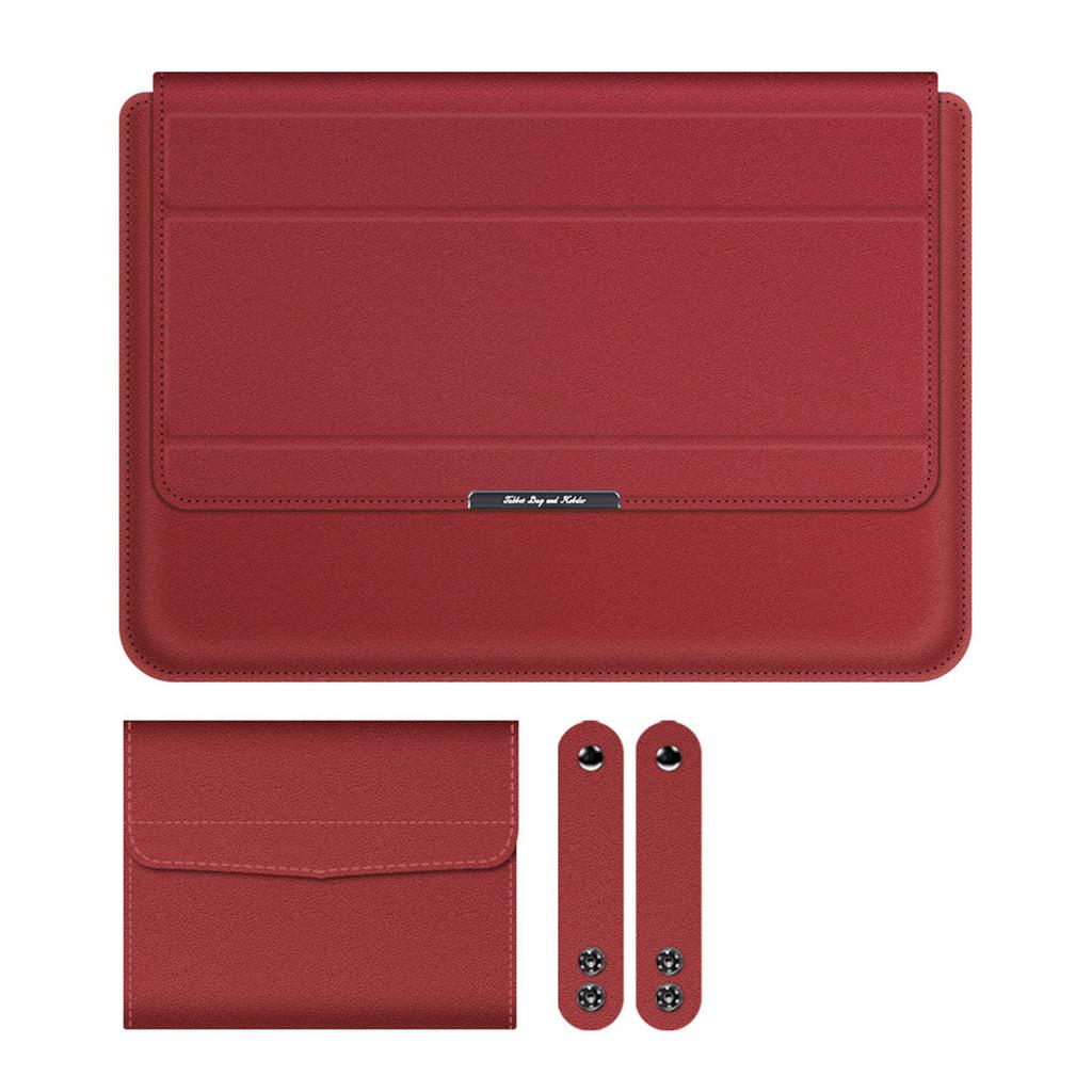 13/14 Inch 3 In1 Laptop Sleeve Case Waterproof PVC Foldable Stand Wrist Rest Protective Notebook