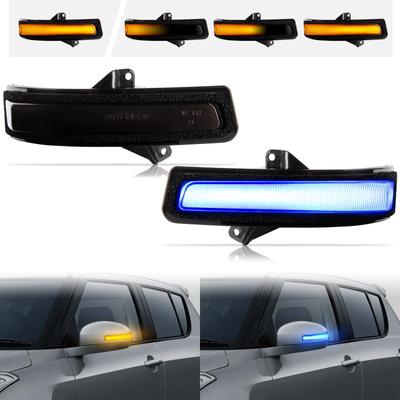 POPMOTORZ Suzuki New Jimny JB64W JB74W LED Door Mirror Sequential Turn Signal High Hyperflash Direct Replacement Flowing Flash Type Amber Blue Left
