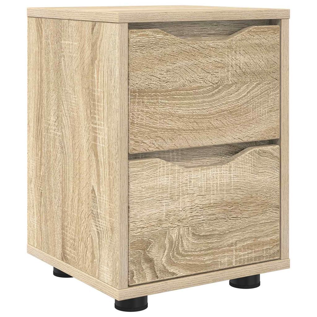 Nightstand Sonoma Oak 30.5 x 30 x 43 cm Engineered Wood