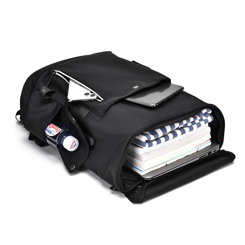 Men's Backpack: Fashionable, Trendy and Personalized Computer Backpack with Large Capacity and USB Interface. Korean Version Student Backpack