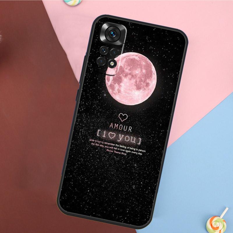 Black White Moon Space Astronaut Cover For Xiaomi Redmi Note 13 Pro 14 12 11 9 10 9S 10S 11S 12S Redmi 14C 10C 12C 13C Case